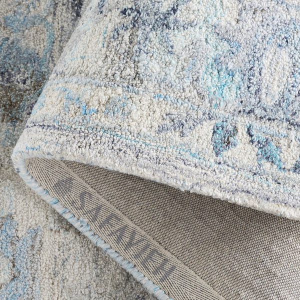 Safavieh Marquee Transitional Style Area Rug - Hand-tufted Elegance In Sophisticated Grey For Any Room Light Blue ,Beige Polyester Pile Mrq126l-5