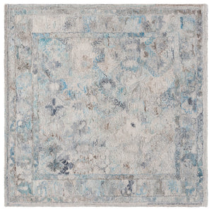 Safavieh Marquee Hand-tufted Area Rug In Light Grey And Charcoal – Elegant, Durable Floor Art For Any Room Light Blue ,Beige Polyester Pile Mrq126l-4