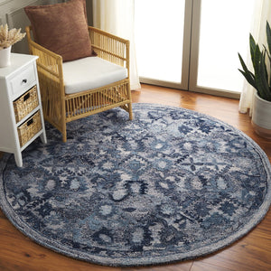 Safavieh Marquee Hand-tufted Area Rug In Light Grey And Charcoal – Elegant, Durable Floor Art For Any Room Navy Polyester Pile Mrq126n-3