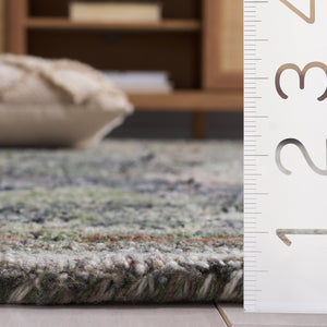 Safavieh Marquee Transitional Style Area Rug - Hand-tufted Elegance In Sophisticated Grey For Any Room Green ,Beige Polyester Pile Mrq126y-5