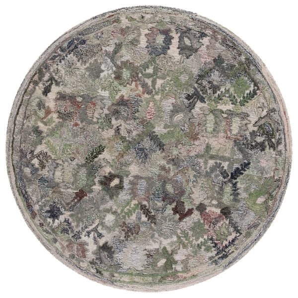Safavieh Marquee Hand-tufted Area Rug In Light Grey And Charcoal – Elegant, Durable Floor Art For Any Room Green ,Beige Polyester Pile Mrq126y-3