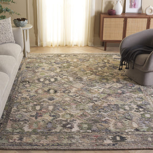 Safavieh Marquee Hand-tufted Area Rug In Light Grey And Charcoal – Elegant, Durable Floor Art For Any Room Green ,Beige Polyester Pile Mrq126y-3