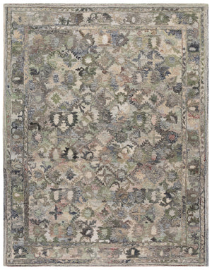 Safavieh Marquee Hand-tufted Area Rug In Light Grey And Charcoal – Elegant, Durable Floor Art For Any Room Green ,Beige Polyester Pile Mrq126y-3