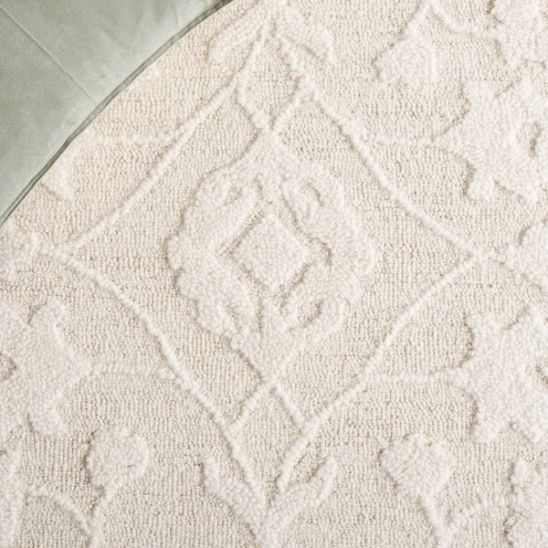 Safavieh Marquee Handcrafted Tufted Rug - Luxurious Wool & Cotton Blend For Timeless Home Elegance And Comfort Ivory Wool And Cotton Mrq501a-6sq