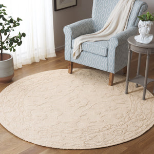 Safavieh Marquee Handcrafted Tufted Rug - Luxurious Wool & Cotton Blend For Timeless Home Elegance And Comfort Ivory Wool And Cotton Mrq501a-6sq