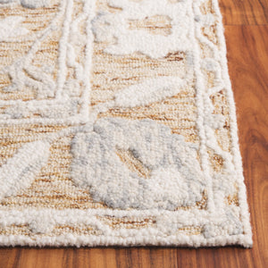 Safavieh Marquee Hand-tufted Indian Rug: Luxurious Wool & Cotton Blend, Perfect For Hallways & Entryways Rust ,Blue Wool And Cotton Mrq502p-6