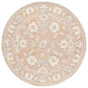 Safavieh Marquee Hand-tufted Indian Rug: Luxurious Wool & Cotton Blend, Perfect For Hallways & Entryways Rust ,Blue Wool And Cotton Mrq502p-6