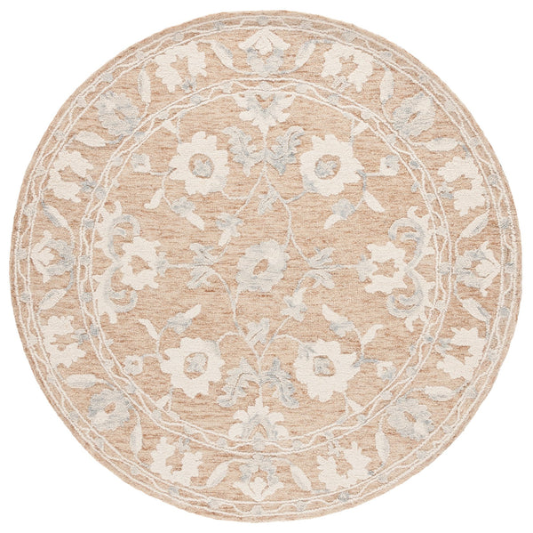 Safavieh Marquee Hand-tufted Indian Rug: Luxurious Wool & Cotton Blend, Perfect For Hallways & Entryways Rust ,Blue Wool And Cotton Mrq502p-6