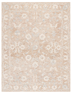 Safavieh Marquee Hand-tufted Indian Rug: Luxurious Wool & Cotton Blend, Perfect For Hallways & Entryways Rust ,Blue Wool And Cotton Mrq502p-6
