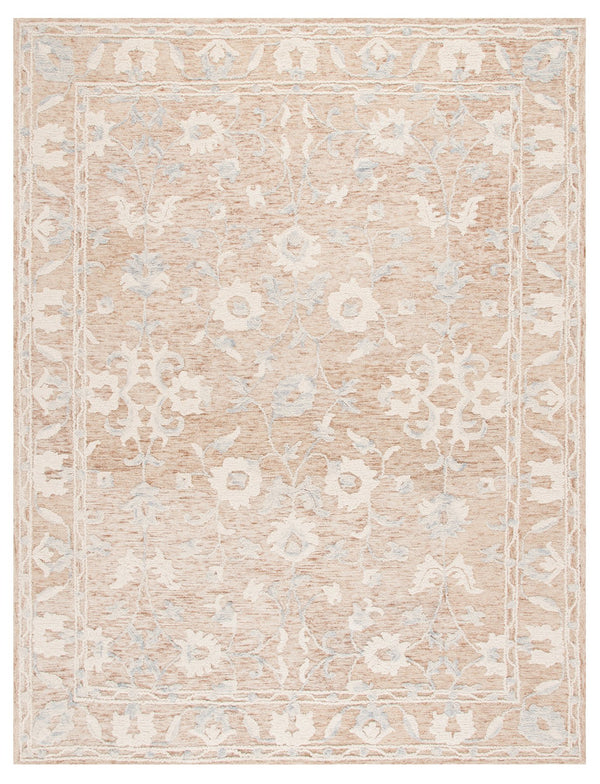 Safavieh Marquee Hand-tufted Indian Rug: Luxurious Wool & Cotton Blend, Perfect For Hallways & Entryways Rust ,Blue Wool And Cotton Mrq502p-6