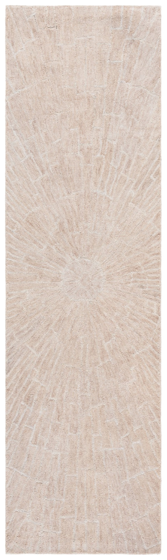 Safavieh Marquee Handcrafted Area Rug In Timeless Radial Design For Elegant Home Décor And Comfort Beige 80% Wool,20% Cotton Mrq507b-9