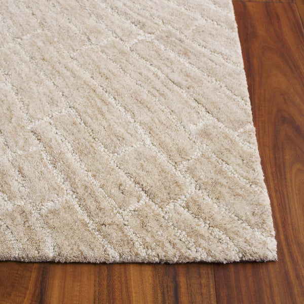 Safavieh Marquee Runner Rug - Hand-tufted Elegance With Luxurious Wool Blend For Stylish Home Decor Beige 80% Wool,20% Cotton Mrq507b-5