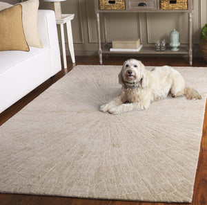 Safavieh Marquee Runner Rug - Hand-tufted Elegance With Luxurious Wool Blend For Stylish Home Decor Beige 80% Wool,20% Cotton Mrq507b-5