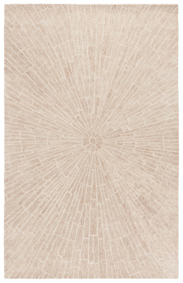 Safavieh Marquee Handcrafted Area Rug In Timeless Radial Design For Elegant Home Décor And Comfort Beige 80% Wool,20% Cotton Mrq507b-9
