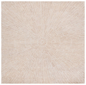 Safavieh Marquee Handcrafted Area Rug In Timeless Radial Design For Elegant Home Décor And Comfort Beige 80% Wool,20% Cotton Mrq507b-9