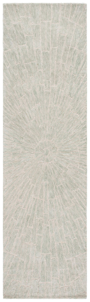 Safavieh Marquee Runner Rug - Hand-tufted Elegance With Luxurious Wool Blend For Stylish Home Decor Light Green ,Beige 80% Wool,20% Cotton Mrq507x-28