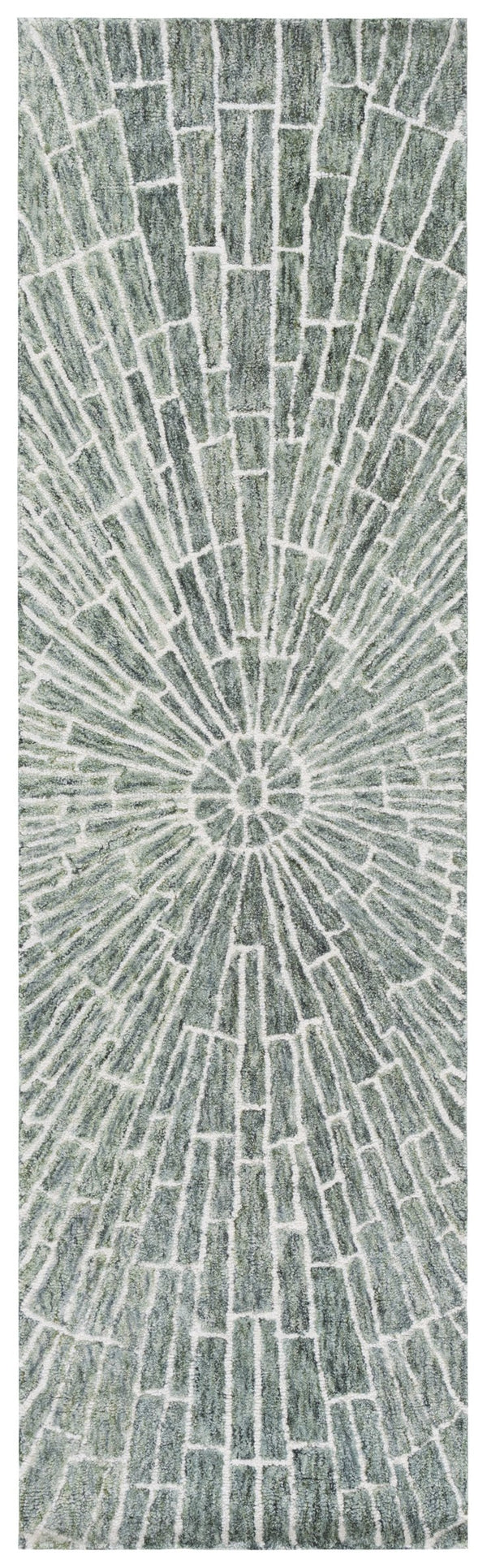 Safavieh Marquee Runner Rug - Hand-tufted Elegance With Luxurious Wool Blend For Stylish Home Decor Green 80% Wool,20% Cotton Mrq507y-28
