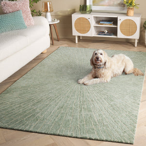 Safavieh Marquee Runner Rug - Hand-tufted Elegance With Luxurious Wool Blend For Stylish Home Decor Green 80% Wool,20% Cotton Mrq507y-5