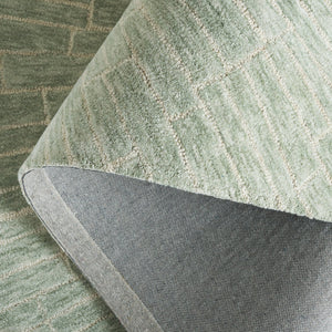 Safavieh Marquee Runner Rug - Hand-tufted Elegance With Luxurious Wool Blend For Stylish Home Decor Green 80% Wool,20% Cotton Mrq507y-5