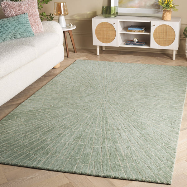 Safavieh Marquee Runner Rug - Hand-tufted Elegance With Luxurious Wool Blend For Stylish Home Decor Green 80% Wool,20% Cotton Mrq507y-5