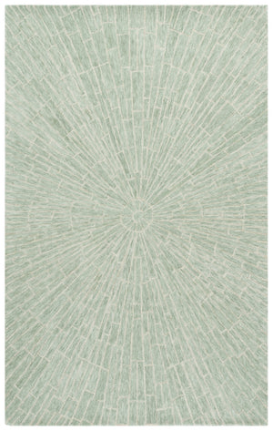 Safavieh Marquee Handcrafted Area Rug In Timeless Radial Design For Elegant Home Décor And Comfort Green 80% Wool,20% Cotton Mrq507y-4