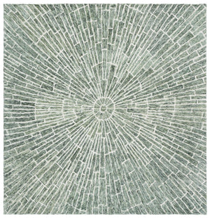 Safavieh Marquee Runner Rug - Hand-tufted Elegance With Luxurious Wool Blend For Stylish Home Decor Green 80% Wool,20% Cotton Mrq507y-6sq