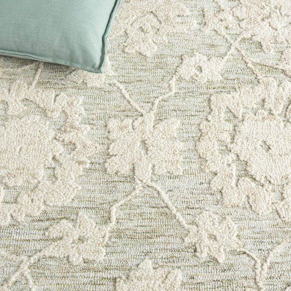 Safavieh Marquee Hand Tufted Runner Rug - Timeless Elegance With Floral Motifs For Your Home Décor Grey ,Light Brown 70% Wool,20% Cotton,10% Pet Yarn Mrq508f-5