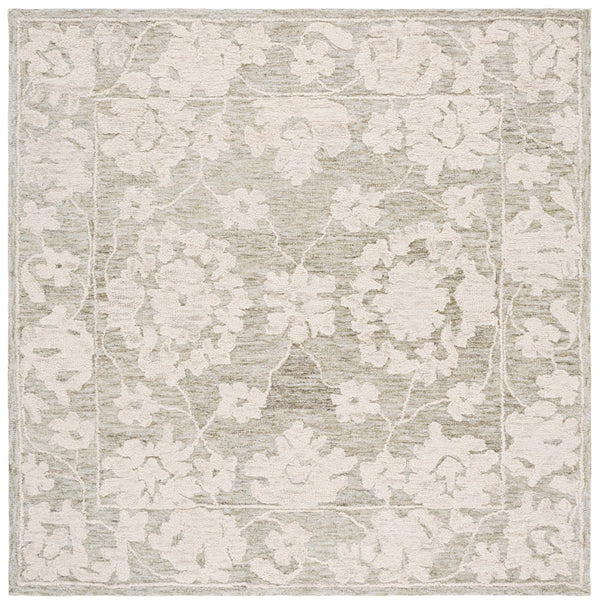 Safavieh Marquee Handcrafted Traditional Area Rug - Luxurious Softness & Timeless Elegance For Any Room Grey ,Light Brown 70% Wool,20% Cotton,10% Pet Yarn Mrq508f-8