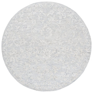Safavieh Marquee Traditional Floral Runner Rug - Hand-tufted, Luxurious Wool Blend For Elegant Home Décor Grey ,Ivory 70% Wool,20% Cotton,10% Pet Yarn Mrq510f-6r