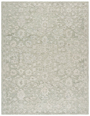 Safavieh Marquee Hand Tufted Wool Floral Vine Round Area Rug for Dining or Living Room 9'-0" x 12'-0" MRQ511W-9