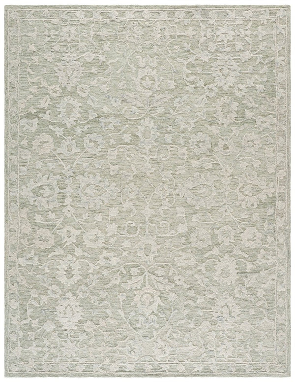 Safavieh Marquee Hand Tufted Wool Floral Vine Round Area Rug for Dining or Living Room 9'-0" x 12'-0" MRQ511W-9
