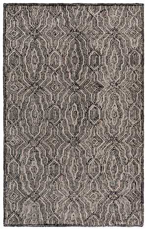 Safavieh Marquee Hand-Tufted Round Rug Charcoal & Ivory — Plush Low-Profile Wool Blend, Durable Style 6'-0" x 6'-0" MRQ512H-6R