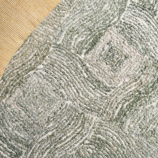 Safavieh Marquee 5x8 Feet Hand-tufted Green & Ivory Area Rug - Luxurious, Durable, Modern Home Decor Piece Green ,Ivory 40% Wool,40% Pet,20% Cotton Mrq513y-5