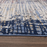Rizzy Marquise MRQ841 Power Loomed  Polypropylene  Rug Navy 8'0" x 9'6"