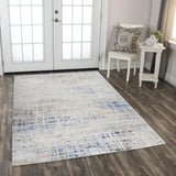 Rizzy Marquise MRQ843 Power Loomed  Polypropylene  Rug L. Gray 8'0" x 9'6"