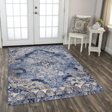 Rizzy Marquise MRQ846 Power Loomed  Polypropylene  Rug Blue 8'0" x 9'6"