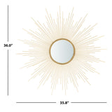 Safavieh Lorien Sunburst Mirror Gold MRR1007A