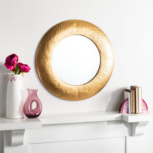 Safavieh FARRYN Mirror - Elegant Gold Accent for Home Décor, Timeless Design for Living Room & Entryway MRR1013A
