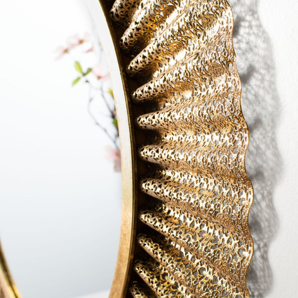 Safavieh ENSLEY Mirror - Elegant Gold-Finished Accent for Classic and Modern Decor in Any Room Setting MRR1015A