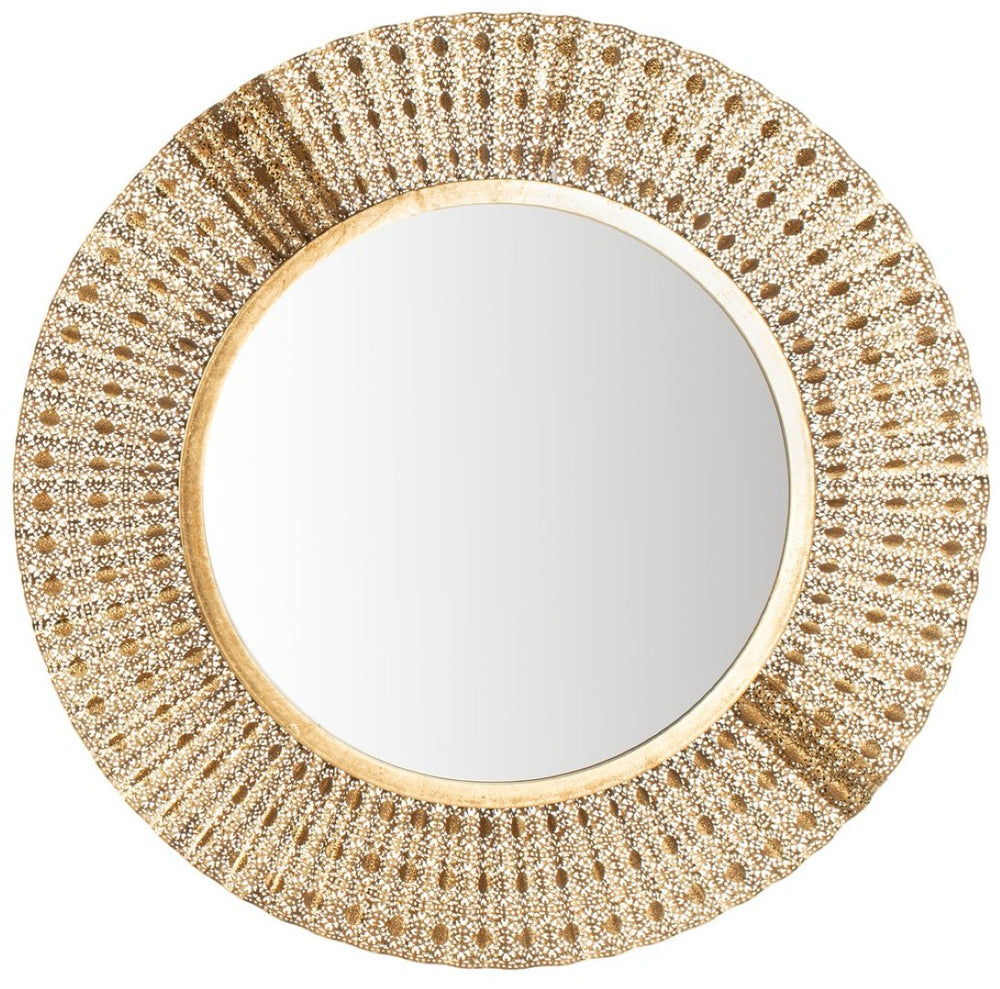 Safavieh ENSLEY Mirror - Elegant Gold-Finished Accent for Classic and Modern Decor in Any Room Setting MRR1015A