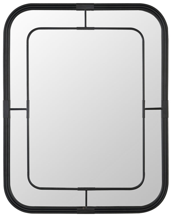 Safavieh SILTER, 22-Inch Jet-Black Iron/MDF Mirror - Timeless Mid-Century Modern Accent for Any Room MRR1049A
