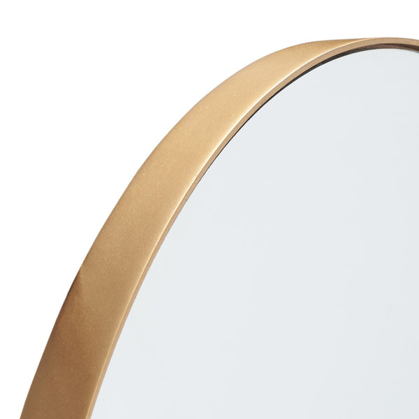 Safavieh JINLA, 20.25" Gold Arched Mirror - Timeless Design for Entryways, Bedrooms & Living Spaces, Elegant Finish MRR1055A