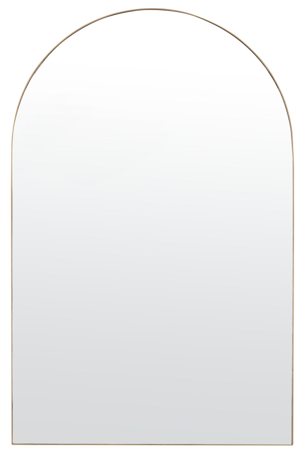 Safavieh JINLA, 20.25" Gold Arched Mirror - Timeless Design for Entryways, Bedrooms & Living Spaces, Elegant Finish MRR1055A