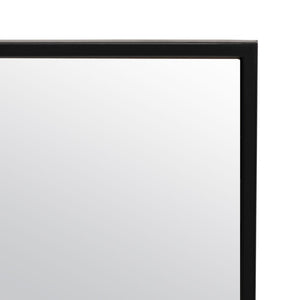 Safavieh YESMI, 24-Inch Black Iron/MDF Mirror – Elegant Rectangular Design for Modern Spaces and Home Decor MRR1061A
