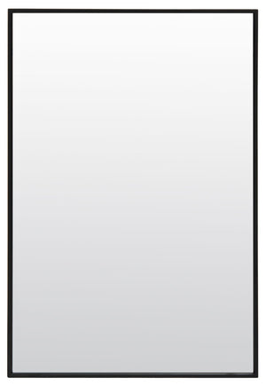 Safavieh YESMI, 24-Inch Black Iron/MDF Mirror – Elegant Rectangular Design for Modern Spaces and Home Decor MRR1061A