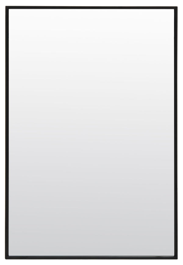 Safavieh YESMI, 24-Inch Black Iron/MDF Mirror – Elegant Rectangular Design for Modern Spaces and Home Decor MRR1061A