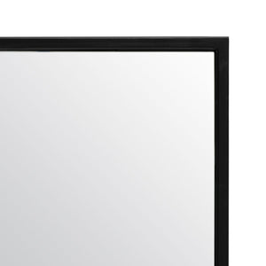 Safavieh CALA, 24-Inch Full-Length Mirror in Matte Black - Sleek, Minimalist Design for Any Space MRR1062A