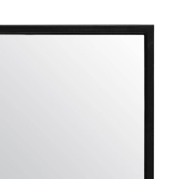 Safavieh CALA, 24-Inch Full-Length Mirror in Matte Black - Sleek, Minimalist Design for Any Space MRR1062A