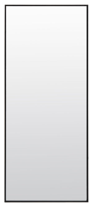 Safavieh CALA, 24-Inch Full-Length Mirror in Matte Black - Sleek, Minimalist Design for Any Space MRR1062A