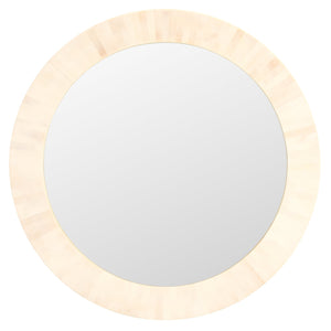 Safavieh Sabi, 29.2-inch Antique Ivory Resin Mirror - Elegant Faux Bone Design For Home Decor Enhancement Antique Ivory ,Faux Bone Resin+Mdf Mrr1501a